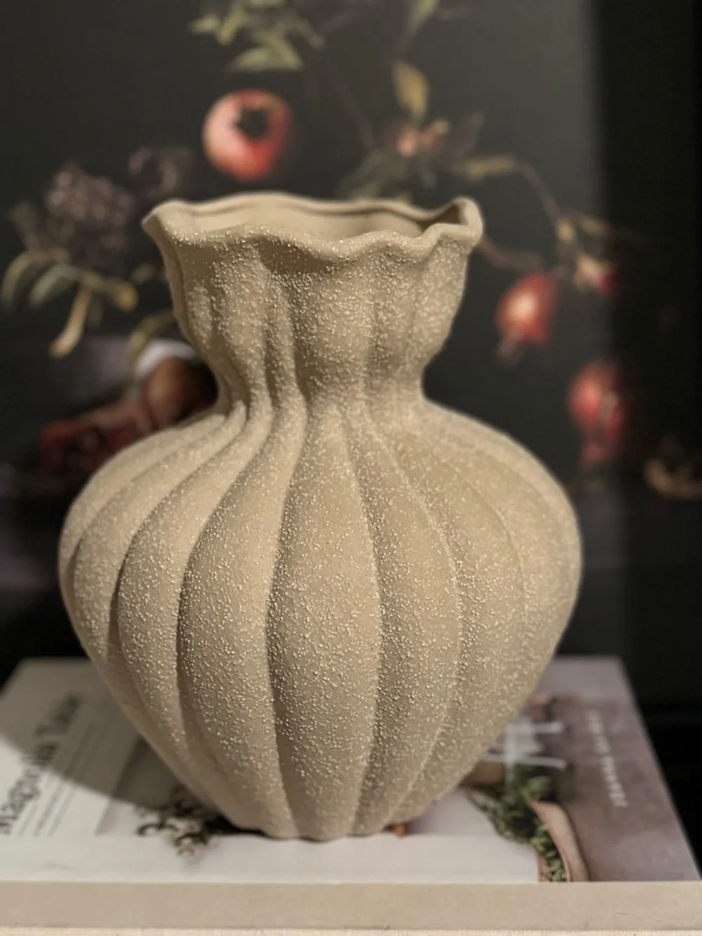 Rare  Sculptural Ceramic Vase | Unglazed Ceramic | Contemporary Vase 8”